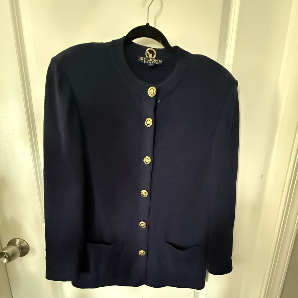 St John Santana Knit Cardigan